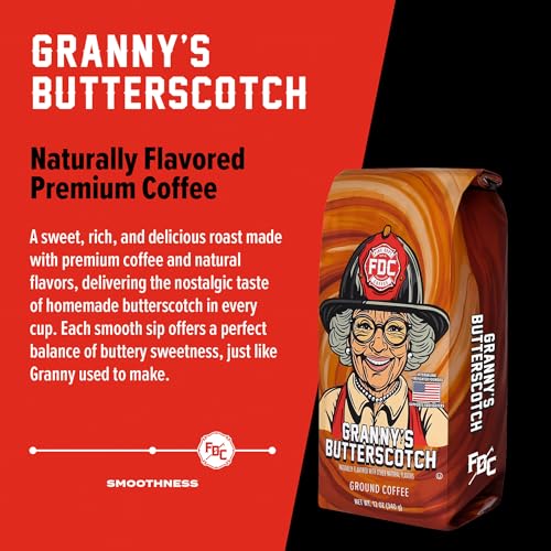 Granny's Butterscotch Whole Bean Coffee - 12 oz | Fire Department Coffee