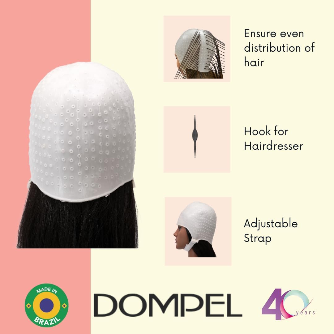 Silicone Highlight Hair Cap - Reusable Professional Cap for Hair Dyeing | Model 233 CA 1 UND