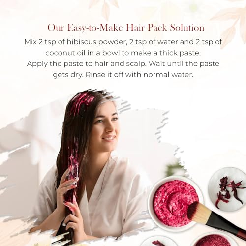 Hibiscus Powder, 100 g | Hair Cleansing| Natural| Chemical Free | Pack of 1, Normal