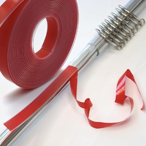 16.4 Ft Curtain Rod Tape for Smooth, Quiet Drapery Sliding