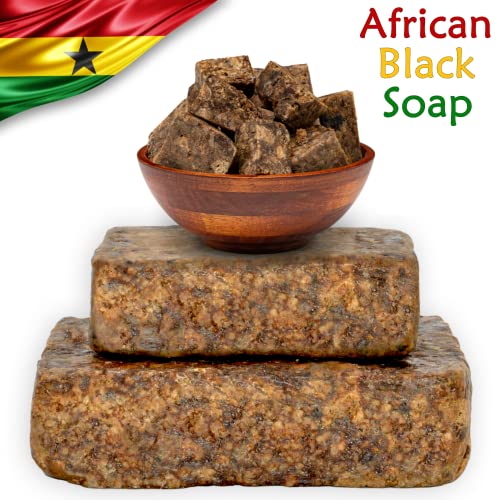 Plant Guru African Black Soap 5 oz - All-Natural Skincare Bar