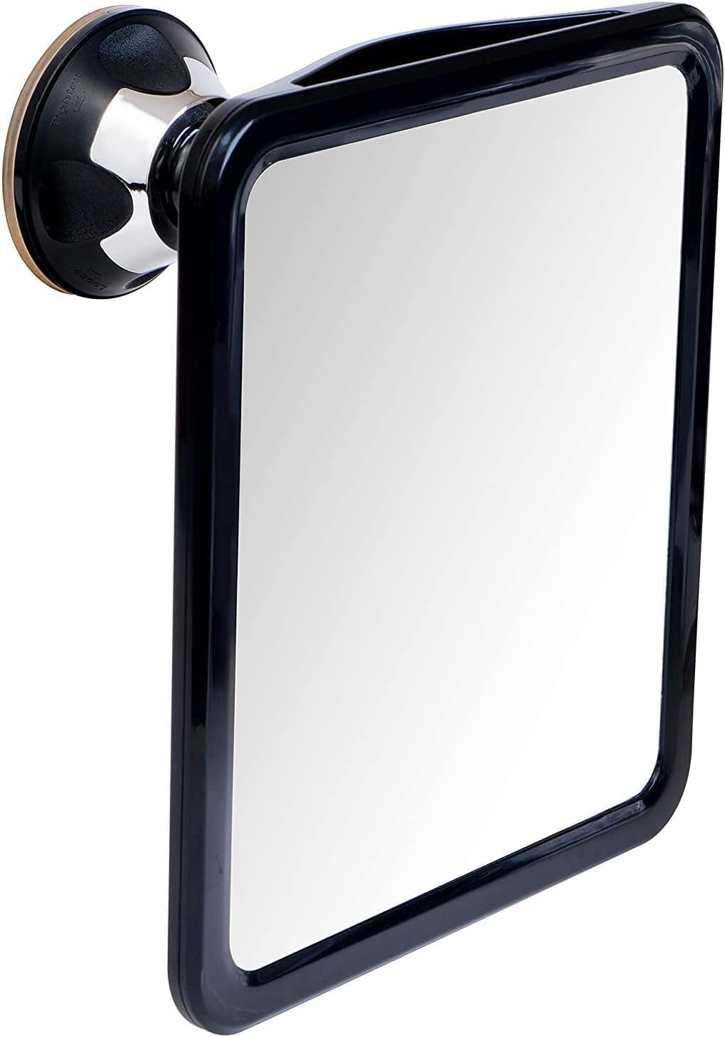 Fogless Shower Mirror for Shaving - Upgraded Suction, Dual Anti-Fog Design, Shatterproof Surface | 8" x 7" Chrome