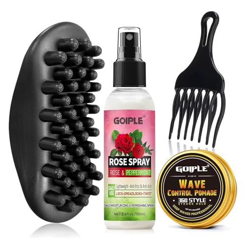Goiple Afro Curl Twist Sponge Brush and Hair Styling Set for 4C Hair
