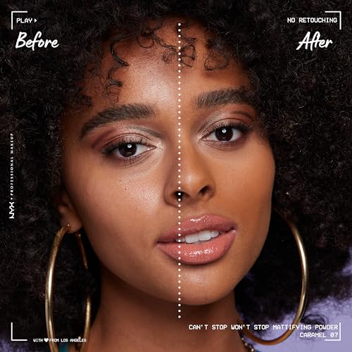 NYX Professional Can't Stop Won't Stop Caramel Matte Pressed Powder - Pack of 2