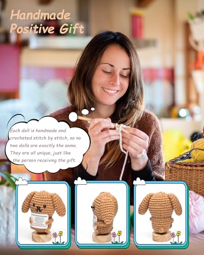 Adorable Crochet Dachshund Doll for Emotional Support | Handmade Gift