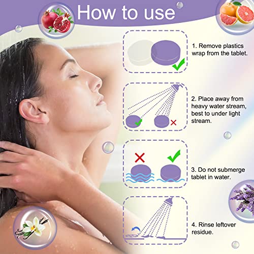 Aromatherapy Shower Steamers 6-Pack - Relaxing Self Care Gifts for Women & Men