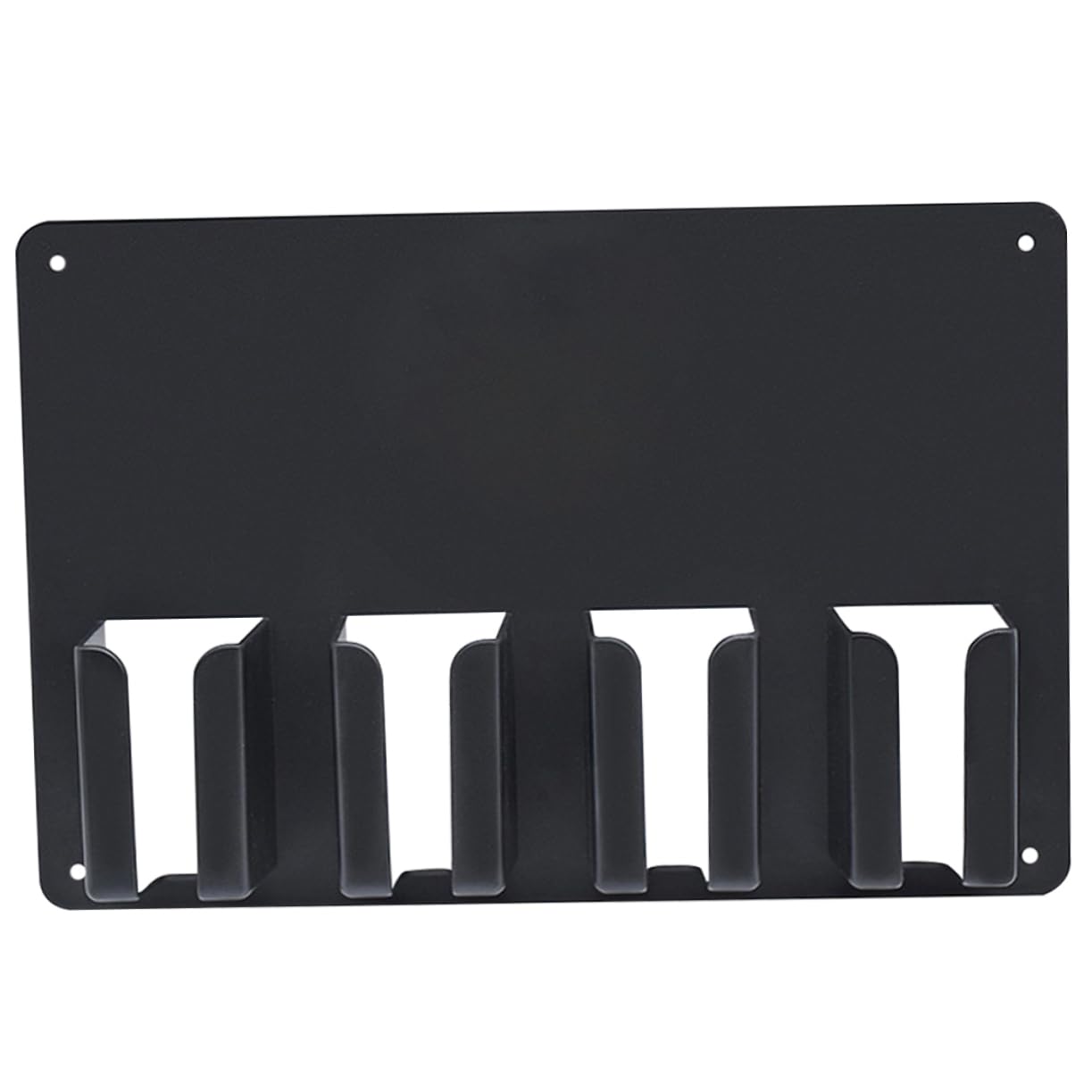 EXCEART Wall Hair Clipper Holder Wall-Mounted Organizer Rack with Multi-Slot Storage for Hair Clippers Scissors and Combs Space-Saving Salon and Home Styling Tool Bracket 11.81X7.87X1.96In