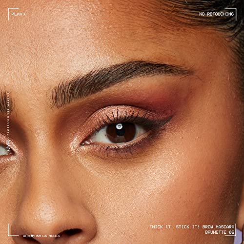 NYX Thick It Stick It Brow Gel - Brunette, 16-Hour Wear