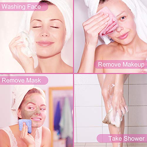 Syhood 12 Pcs Microfiber Makeup Remover Cloths - Soft & Quick Drying