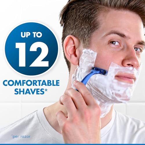 Gillette Sensor3 Comfort Disposable Razors for Men, 8 Count