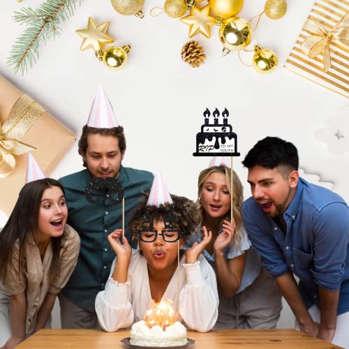 30th Birthday Photo Booth Props - Death to My 20s Decorations