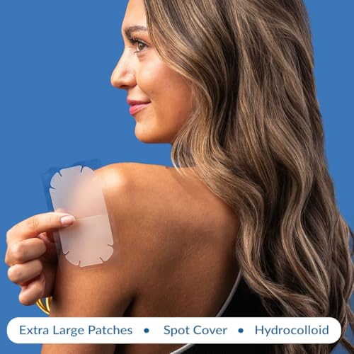 EZACNE XXL Body Pimple Patches - Medical-Grade Hydrocolloid for Back & Chest
