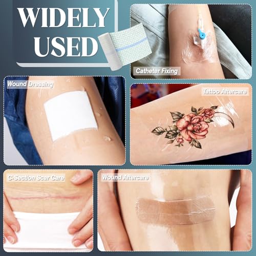 Tattoo Aftercare Bandage Roll 8in x 10 Yard - Waterproof Skin Repair Tape