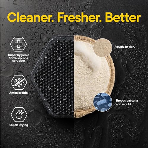 TOOLETRIES Silicone Face Scrubber - Gentle Exfoliating Brush for Clearer Skin