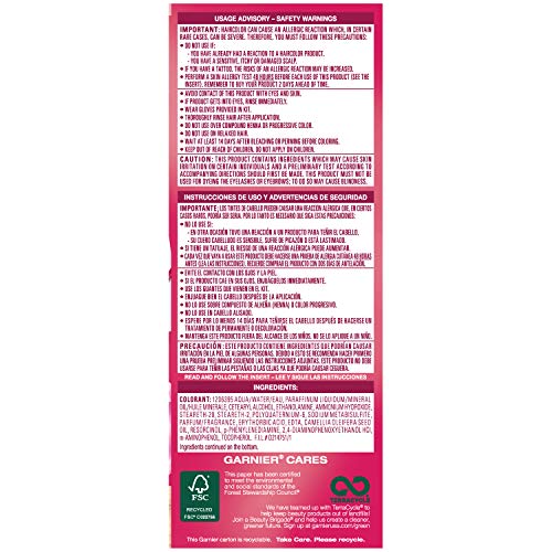 Garnier Hair Color Sensation Rich Long-Lasting Cream 11.3 Extra Light Sun Blonde, Pack of 12