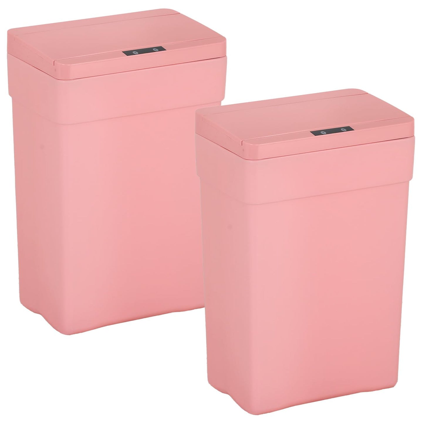 BestOffice 13 Gallon Touch-Free Trash Can - High-Capacity Plastic Garbage Bin for Kitchen, Bathroom, Home Office | Blue
