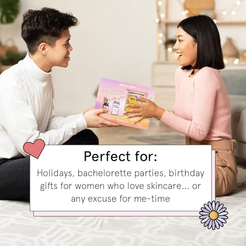 grace & stella Dew-Tox & Chill Skincare Gift Set for Women - Hydrating Kit