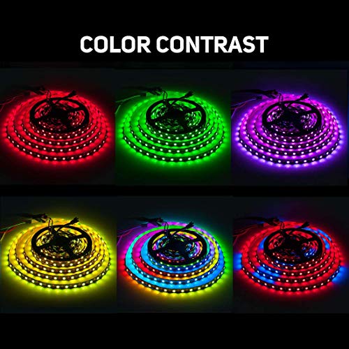 SEZO WS2812B LED Strip Light 3.3FT - Individually Addressable RGB