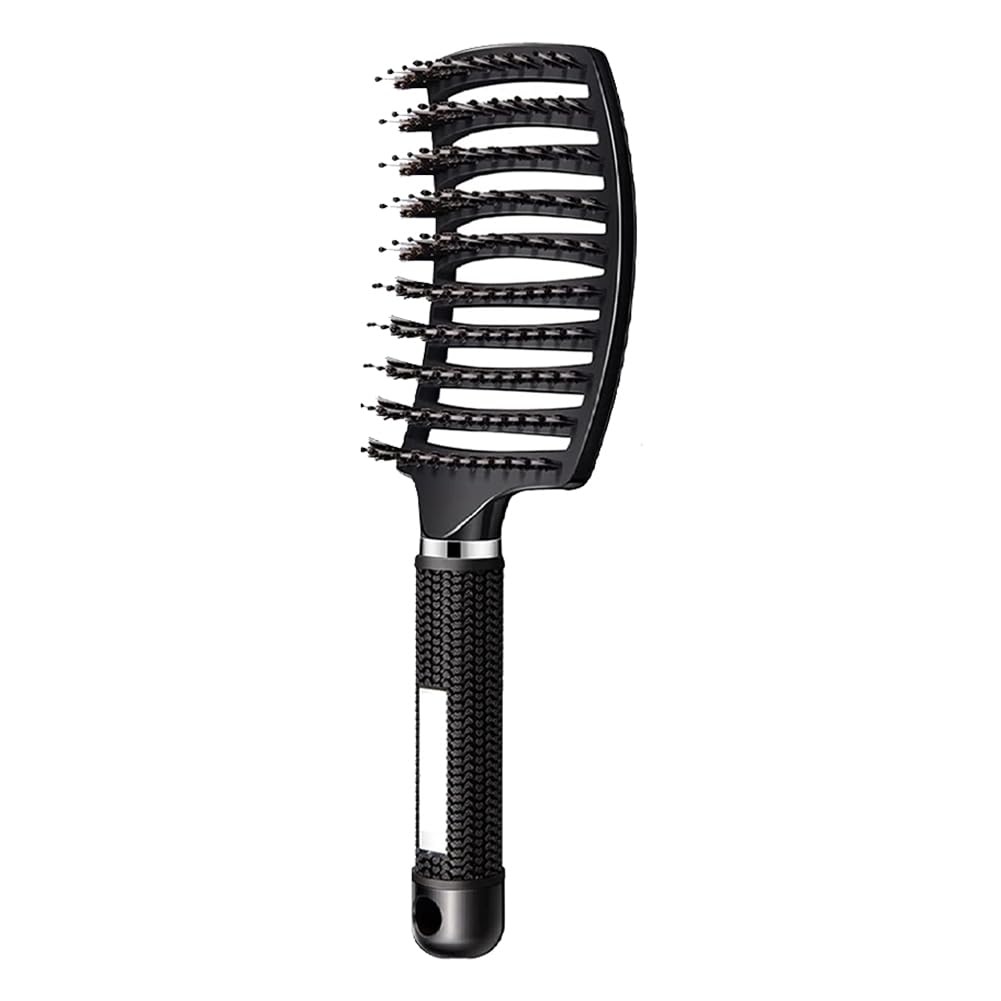 Ultra Detangling Brush - Magical Hairbrush for Wet or Dry Hair | Fast Drying, Massage Design (Pink & Purple)