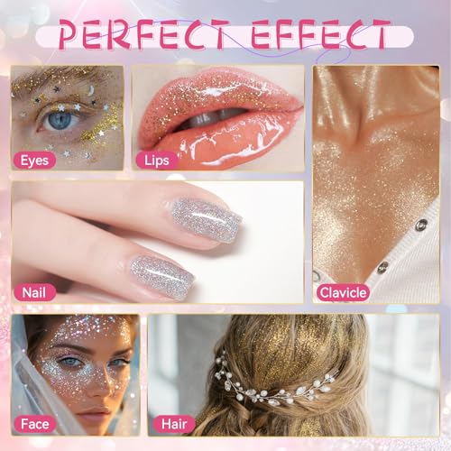 Vigorder Holographic Body Glitter Roll-On for Face & Hair