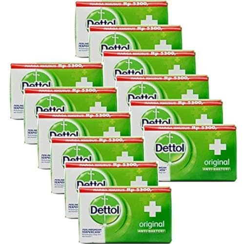 Dettol Original Antibacterial Soap - 3.5 Ounce Pack of 12