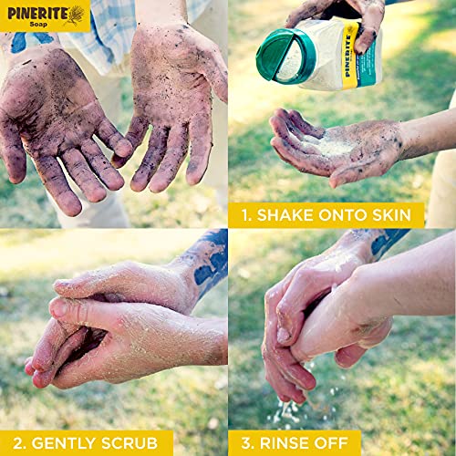 Pinerite Heavy Duty Powdered Hand Soap - Natural Pine & Borax, 10 oz