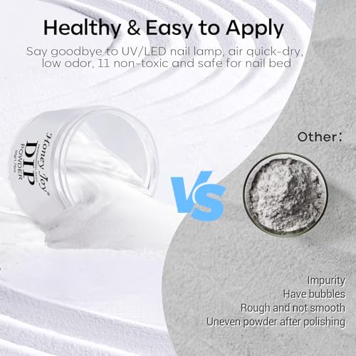 Honey Joy Clear Dip Powder 50g - Long-Lasting Nail Art, No Lamp Needed
