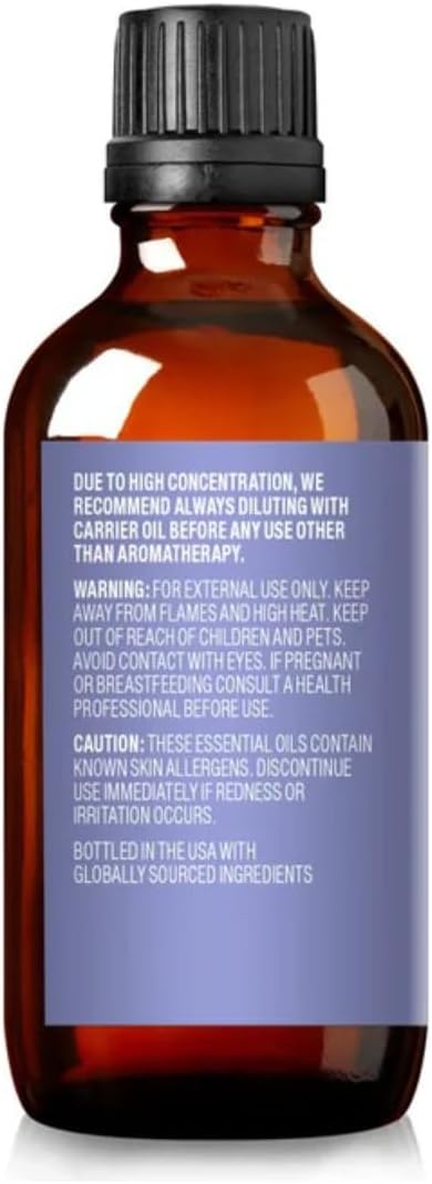 Cliganic Organic Lavender Essential Oil - 100% Pure Aromatherapy Oil | Non-GMO, 15ml