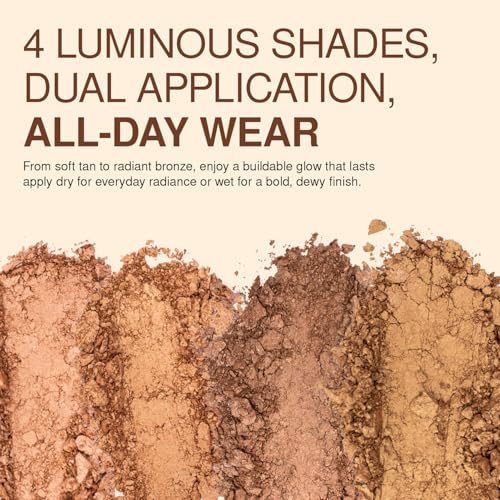 Palladio Baked Bronzer - Highly Pigmented Shimmery Glow