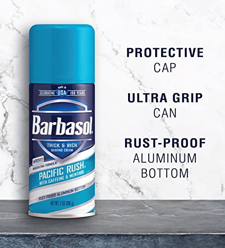 Barbasol Pacific Rush Shaving Cream 7oz - 3 Pack
