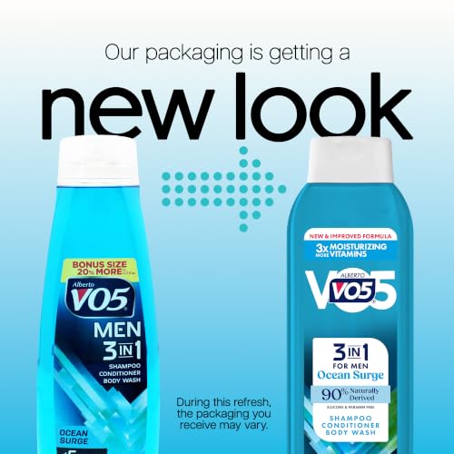 VO5 3-in-1 Shampoo, Conditioner & Body Wash - Fresh Ocean Surge, 15 oz