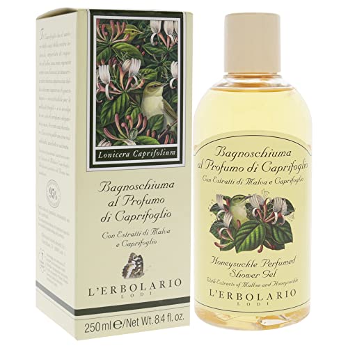 L'Erbolario Honeysuckle Moisturizing Shower Gel - Nourishing Body Wash 8.4oz