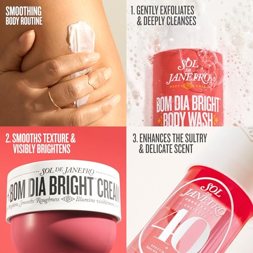 Sol de Janeiro AHA BHA Body Wash - Exfoliating Floral Vanilla Scent