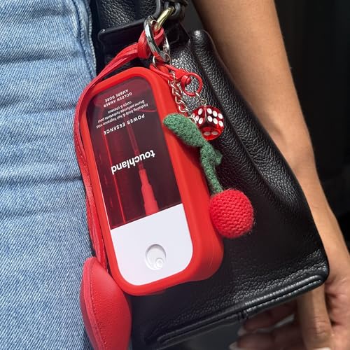 Touchland Hibiscus Pink Body Mist Silicone Case with Keyring