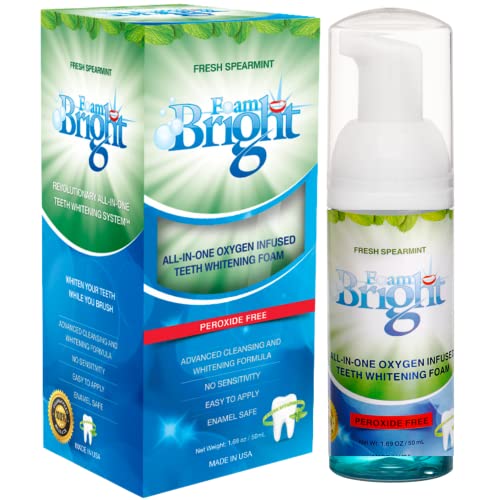 FoamBright Aligner and Retainer Cleaner Whitening Foam - Peroxide Free
