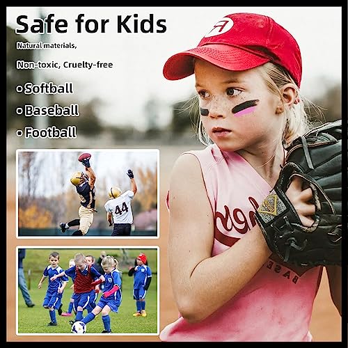 HOSAILY Green Eye Black Stick - Long Lasting Face Paint for Sports