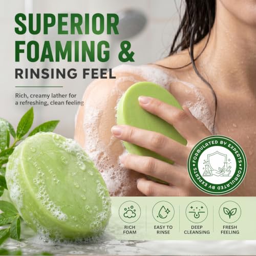 Antifungal & Antibacterial Tea Tree Oil Soap Bar - 2 Pack for Skin Care