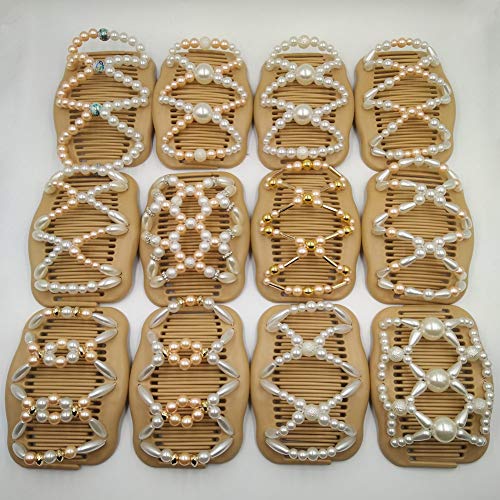 LOVEF Pear Hair Comb Bun Maker - Durable Hair Clip for Easy Updos