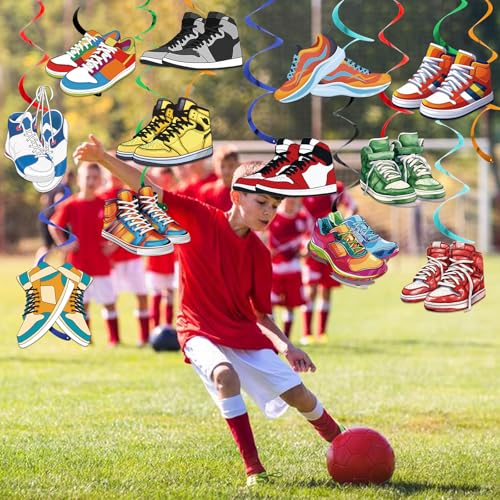 24pcs Sneaker Hanging Swirls - Sport Party Decorations
