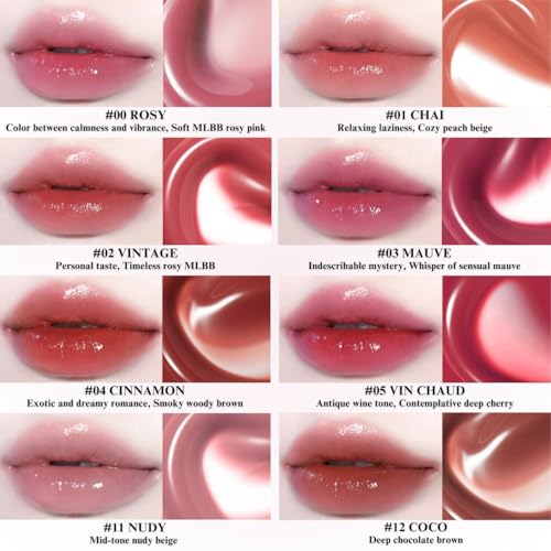 BBIA Glow Tint Lip Plumping Stain - 19 CHOCO, 0.11 Fl Oz