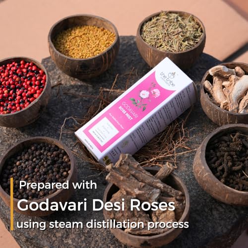 Godavari Rose Mist Face Toner - Hydrating Natural Rose Water for Brightening Skin, 100ml