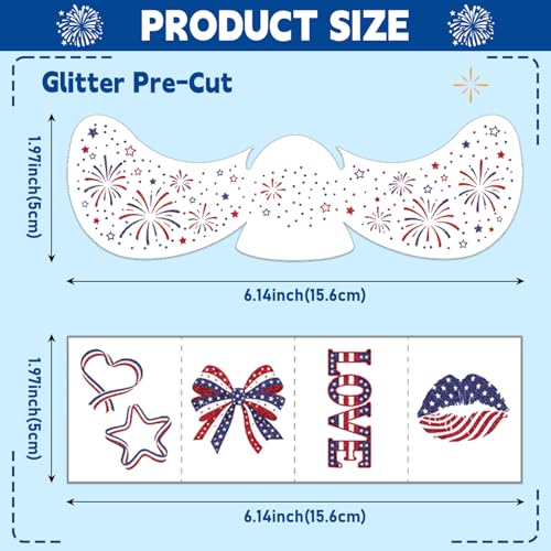 36 Patriotic Face Tattoos for 4th of July Celebrations