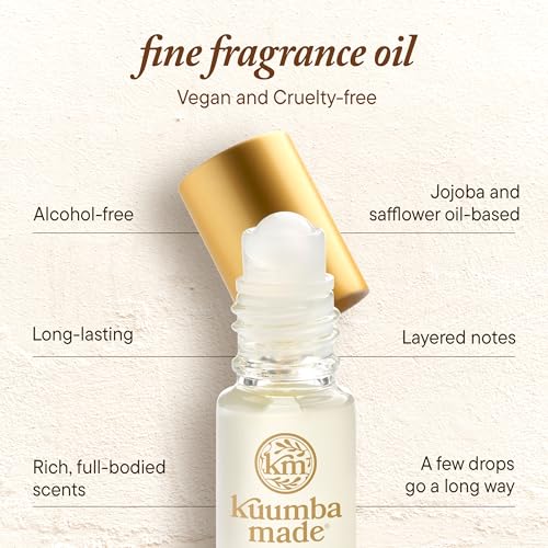 Kuumba Made Lily of the Valley Roll-On Fragrance Oil, 0.15 Fl Oz - Vegan & Alcohol-Free