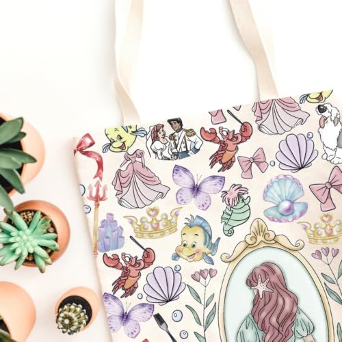 Ari Princess Mermaid Canvas Messenger Bag for Princess & Lover Gift