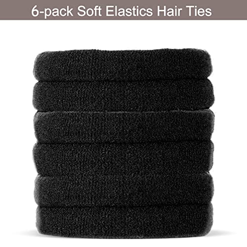 YaFex Hair Bun Maker Kit - 3 Sizes, Elastic Ties & Bobby Pins