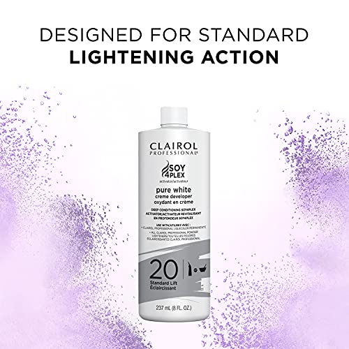 Clairol Professional 20 Volume Creme Developer - Pure White with Conditioners