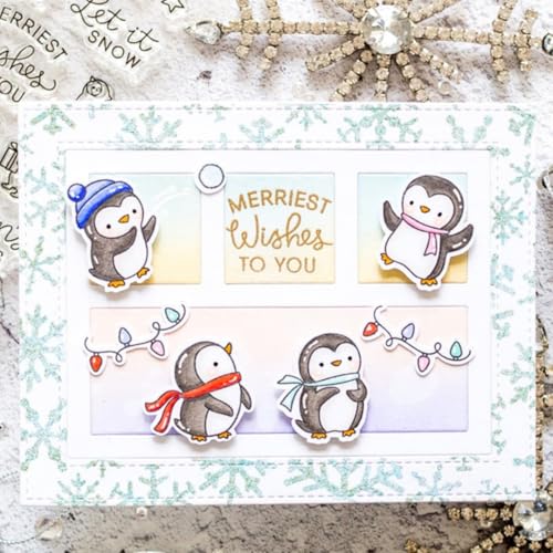 Winter Die-Cut Stamps & Metal Dies for Scrapbooking - FAWENUCY