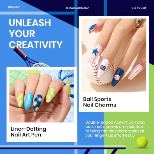Beetles Blokecore Neon Gel Nail Polish Set, 23Pcs Spring & Summer Colors