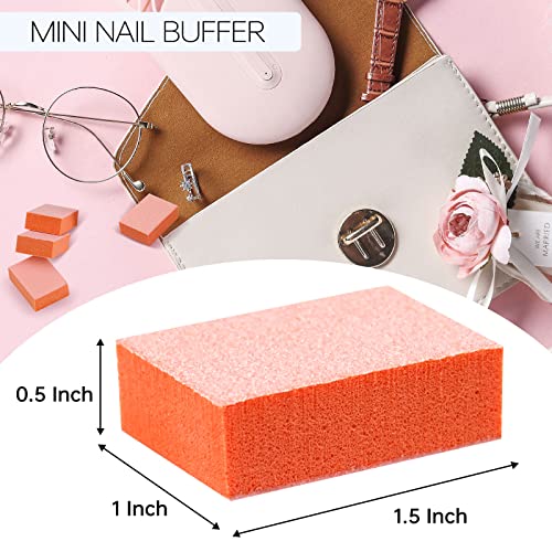 Maryton Mini Nail Buffer Blocks - 180/240 Grit for Natural Nails (50 PCS)