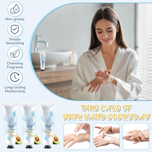 Blue Elephant Baby Shower Hand Cream Gift Set - 24 Pack
